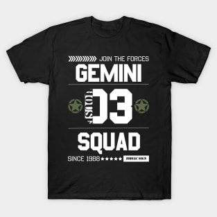 Zodiac Majesty Gemini Squad White T-Shirt